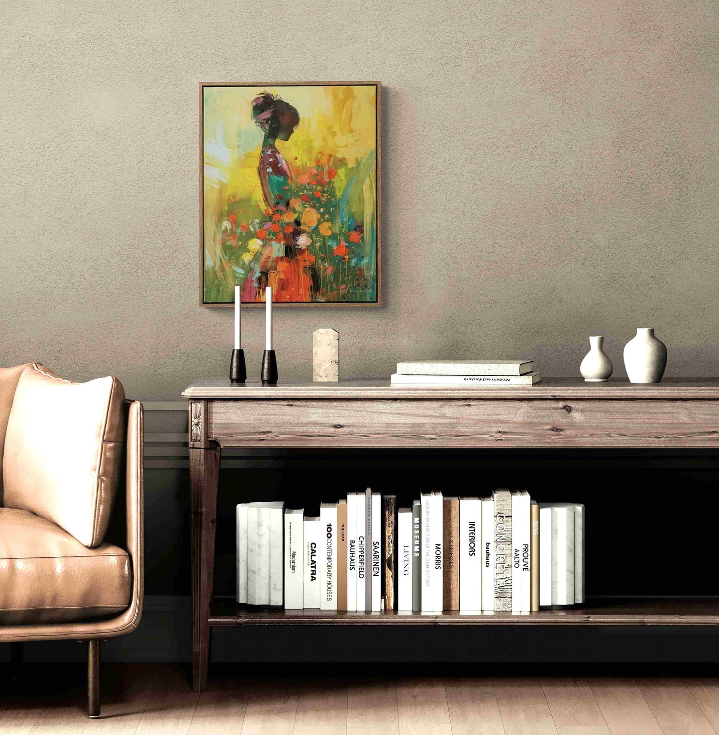 Girl with Flowers