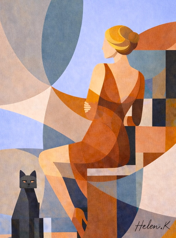 She and the Black Cat
