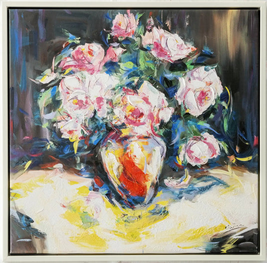 Pink Rose Vase